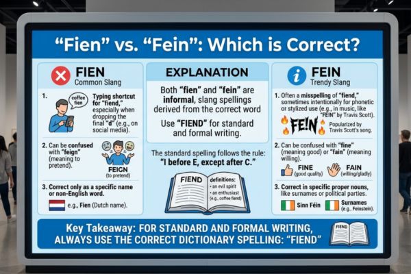 Fien or Fein: Which Spelling Is Correct?