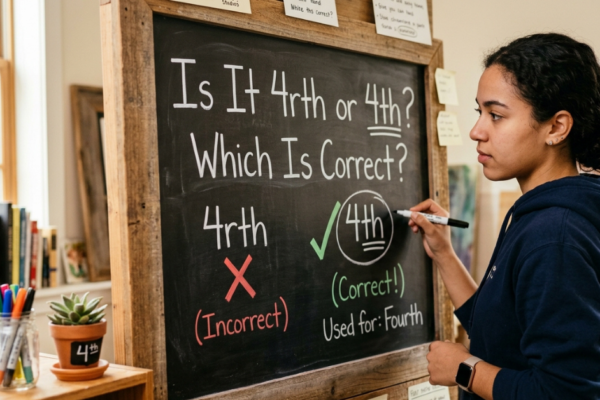Is It 4rth or 4th? Which Is Correct?