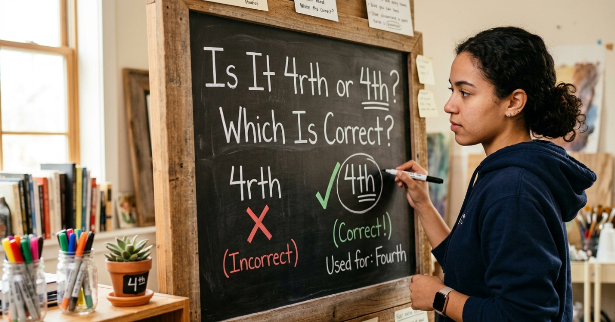 Is It 4rth or 4th? Which Is Correct?