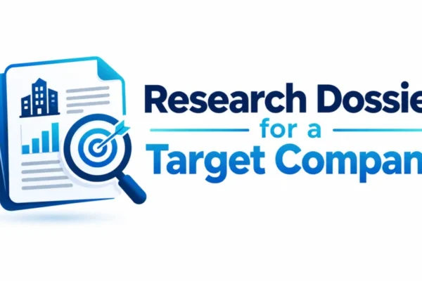Research Dossier for Target Company: A Practical Guide