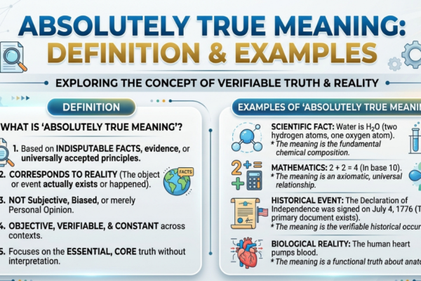 Absolutely True Meaning: Definition & Examples