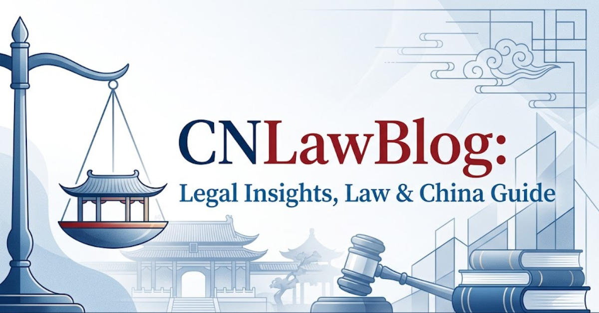 CNLawBlog: Legal Insights, Law & China Guide