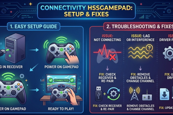 Connectivity HSSGamepad: Setup & Fixes