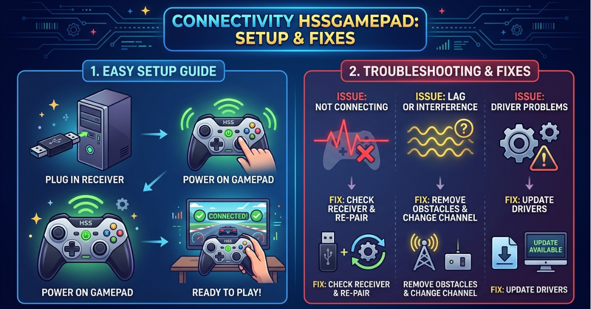 Connectivity HSSGamepad: Setup & Fixes