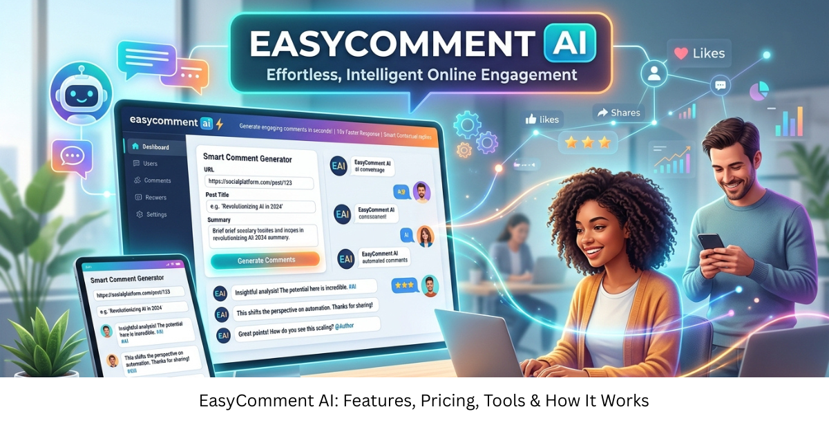 EasyComment AI: Features, Pricing, Tools & How It Works