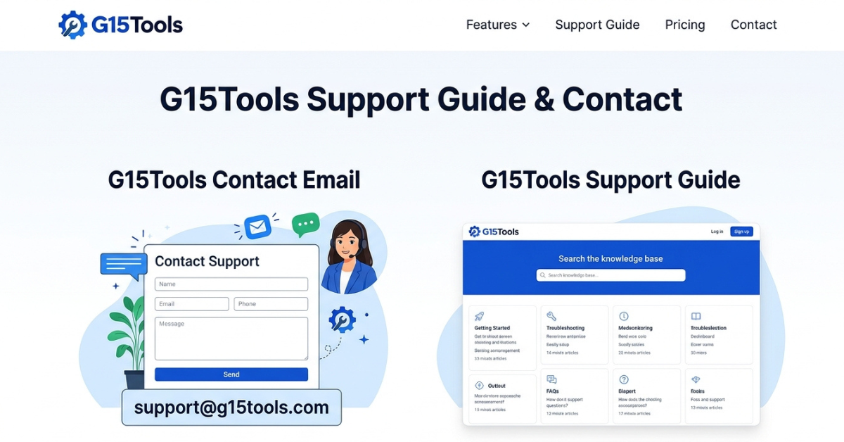 G15Tools Com Contact: Email & Support Guide