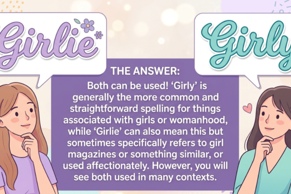 Girlie or Girly: Which Spelling Is Correct?