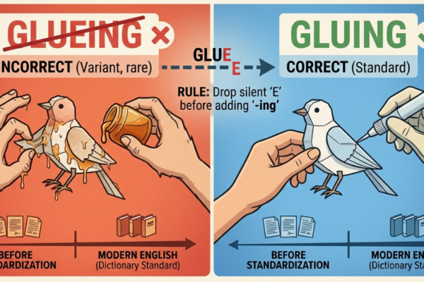 Glueing or Gluing: Which Spelling Is Correct?