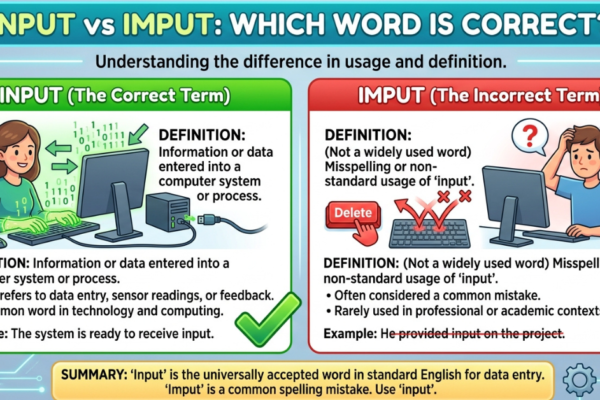 Input vs Imput: Which Word Is Correct?