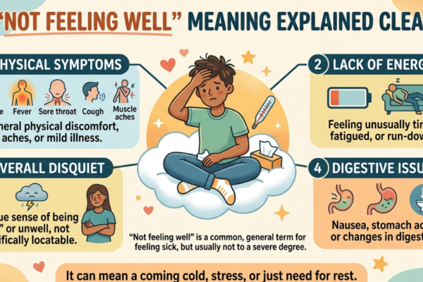 Is Not Feeling Well Meaning Explained Clearly