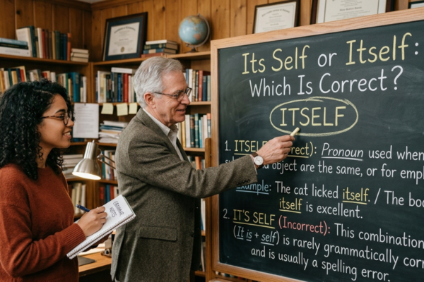 Its Self or Itself: Which Is Correct?