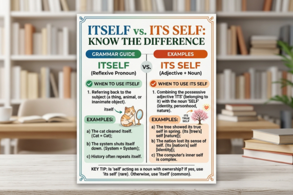 Itself or Its Self: Grammar Guide & Examples