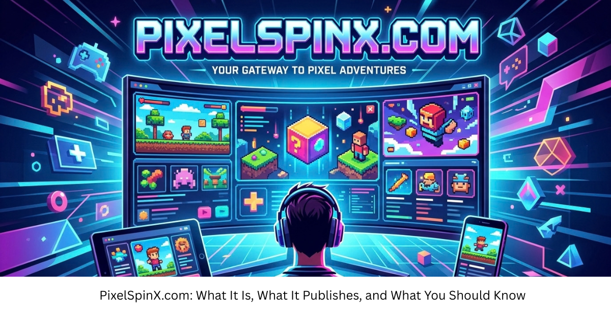 PixelSpinX.com: What It Is, What It Publishes, and What You Should Know