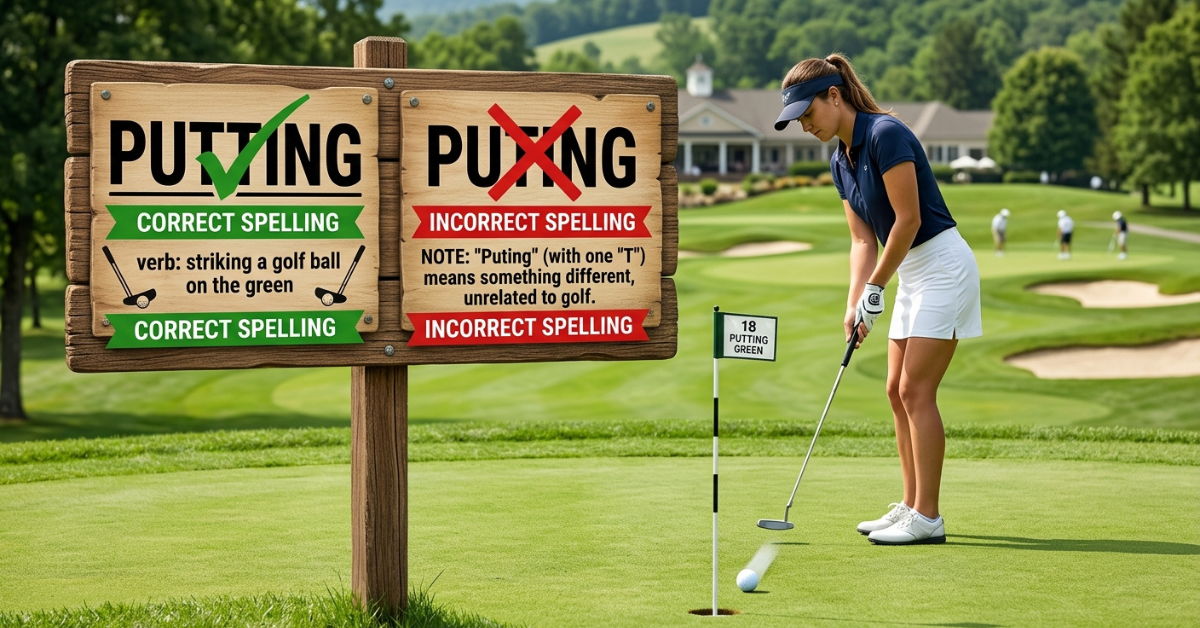 Puting or Putting: Which Spelling Is Correct?