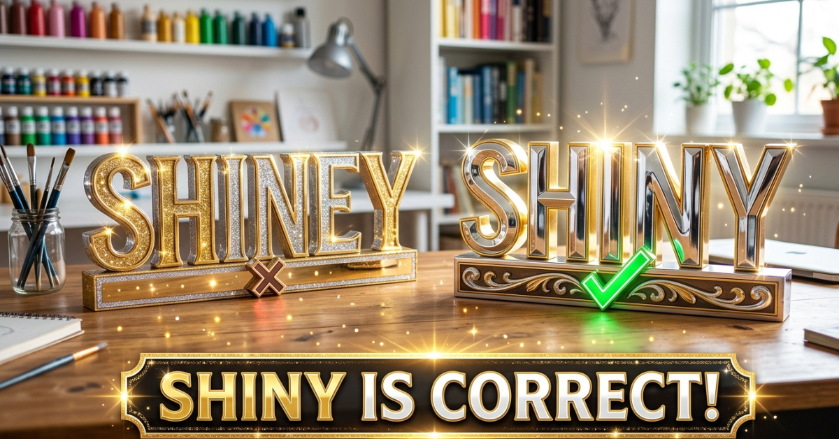 Shiney or Shiny: Which Spelling Is Correct?