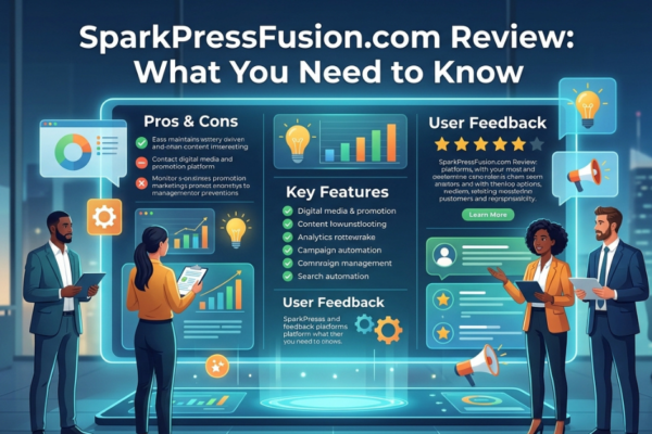 Explore SparkPressFusion.com, its content, authors, AI claims, SEO tools, publishing features, and what readers should know before using it.