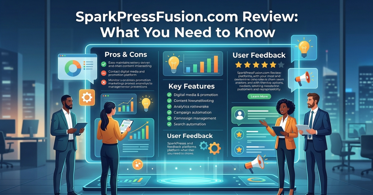 Explore SparkPressFusion.com, its content, authors, AI claims, SEO tools, publishing features, and what readers should know before using it.