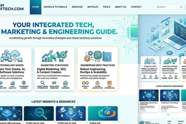 Team Aelftech.com: Tech, Marketing & Engineering Guide