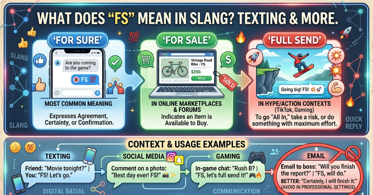 What Does FS Mean in Slang? Texting & More