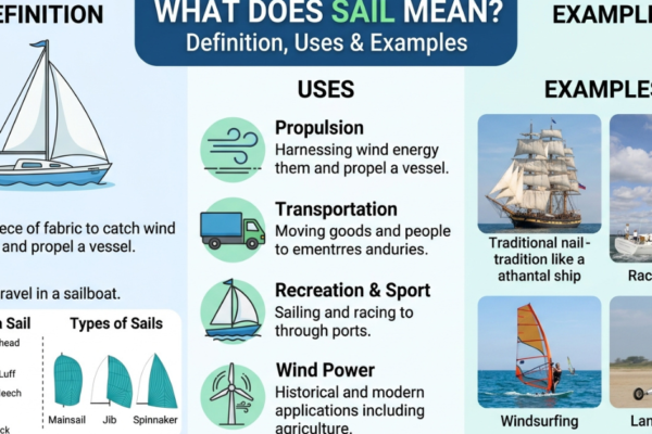 What Does Sail Mean? Definition, Uses & Examples