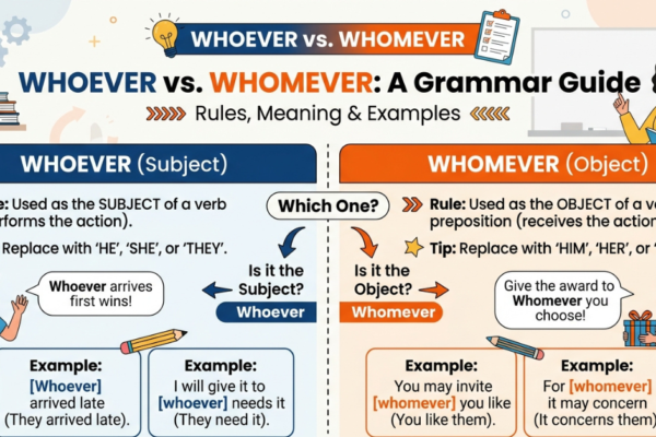 Whoever vs. Whomever: Rules, Meaning & Examples