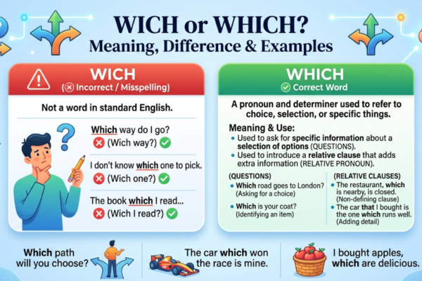 Wich or Which? Meaning, Difference & Examples